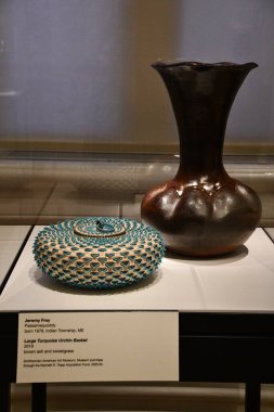 Washington DC 'deki Smithsonian Amerikan Sanat Müzesi' nden Renwick Galerisi, 3 Eylül 2023.