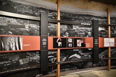 WASHINGTON DC - 3. SEP: Washington DC 'deki ABD Soykırım Müzesi' nde Burmas Yolu Sergisi, 3 Eylül 2023.