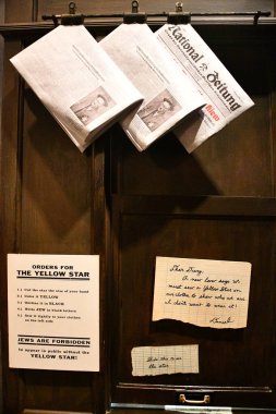 WASHINGTON DC - Çocukları Hatırla - Daniels Hikayesi 3 Eylül 2023 'te Washington' daki ABD Soykırım Anıt Müzesi 'nde sergilendi..