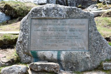 ESSEX COUNTY NY - 29 Mayıs 2021 'de Essex County, New York' taki Whiteface Mountain Veterans Memorial Highway.