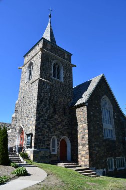 Lake Placid, New York, ABD 'deki Adirondack Community Church, 29 Mayıs 2021' de görüldü..