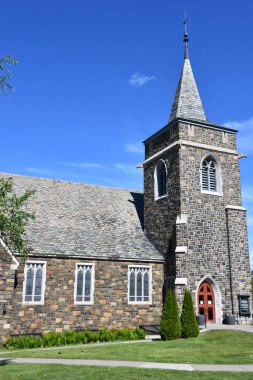 Lake Placid, New York, ABD 'deki Adirondack Community Church, 29 Mayıs 2021' de görüldü..