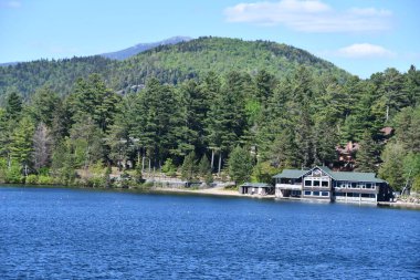 New York Eyaleti, ABD 'de Lake Placid manzarası