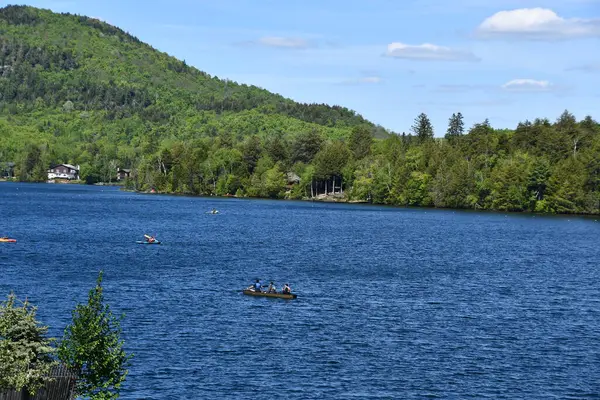 New York Eyaleti, ABD 'de Lake Placid manzarası