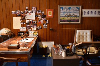 Santa Rosa ROSA CA - 11 Ağustos 2023 'te Santa Rosa, Kaliforniya' daki Charles M Schulz Müzesi ve Araştırma Merkezi 'nde görüldü..