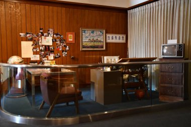 Santa Rosa ROSA CA - 11 Ağustos 2023 'te Santa Rosa, Kaliforniya' daki Charles M Schulz Müzesi ve Araştırma Merkezi 'nde görüldü..