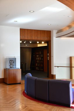 Santa Rosa ROSA CA - 11 Ağustos 2023 'te Santa Rosa, Kaliforniya' daki Charles M Schulz Müzesi ve Araştırma Merkezi 'nde görüldü..