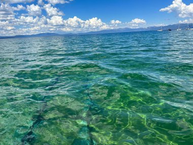 Güney Tahoe, Kaliforniya 'daki Emerald Körfezi manzarası