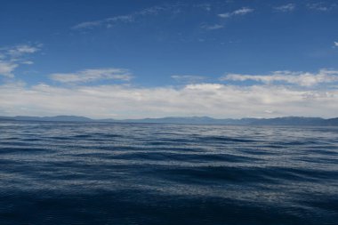 Kaliforniya 'daki Güney Tahoe Gölü manzarası