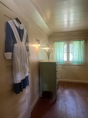 TAHOMA CA - 17 AUG: Vikingsholm Şatosu, Tahoma, Kaliforniya yakınlarındaki Güney Tahoe Gölü, 17 Ağustos 2023.