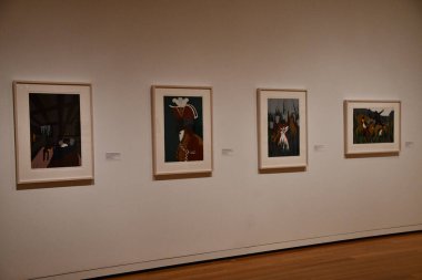 SEATTLE WA - 20 AUG Washington Eyaleti Seattle Sanat Müzesinde sergi, 20 Ağustos 2023.