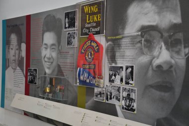 SEATTLE WA - 20 AUG: 20 Ağustos 2023 'te Seattle, Washington' da görülen Asya Pasifik Amerikan Deneyimi Luke Müzesi.