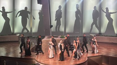 SEATTLE, WA - AUG 21: Starwater show aboard the Royal Caribbean Quantum of the Seas cruise ship sailed from Seattle, Washington, as seen on Aug 21, 2023.