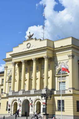 11 Ağustos 2019 'da Polonya' nın Varşova kentindeki Mostowski Sarayı 'nda görüldü..