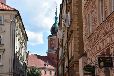 WARsaw, POLAND - 11 Ağustos 2019 'da Polonya' nın Varşova şehrinde görüldüğü gibi.