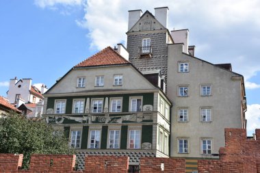 WARsaw, POLAND - 11 Ağustos 2019 'da Polonya' nın Varşova şehrinde görüldüğü gibi.