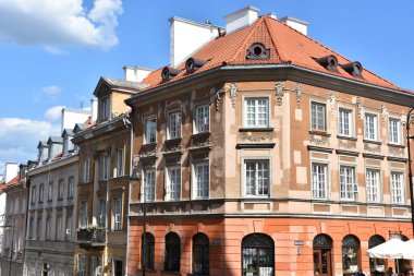 WARsaw, POLAND - 11 Ağustos 2019 'da Polonya' nın Varşova şehrinde görüldüğü gibi.