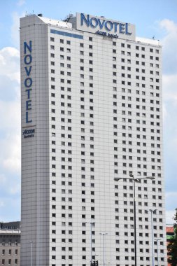 17 Ağustos 2019 'da Varşova, Polonya' daki Novotel Warszawa Centrum 'da görüldü..