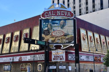 RENO NV - 16 AUG: Club Cal Neva Reno, Nevada, 16 Ağustos 2023 'te görüldüğü gibi.