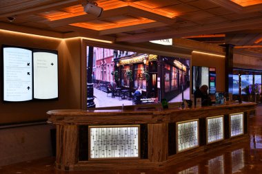 RENO, NEVADA - 16 AUG Reno, Nevada 'da Peppermill Resort Spa Kumarhanesi, 16 Ağustos 2023.