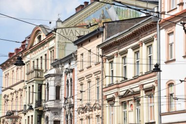 KRAKOW, POLAND - 12 Ağustos 2019 'da Polonya' nın Krakow şehrinde görüldüğü gibi.