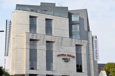 KRAKOW, POLAND - 12 Ağustos 2019 'da Polonya' nın Krakow şehrinde görüldüğü gibi.