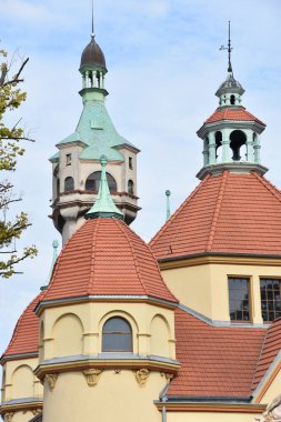 SOPOT, POLAND - 18 AUG: Pomorskie Centrum Reumatologiczne (Pomeranya Romatoloji Merkezi), 18 Ağustos 2018 tarihinde Polonya 'nın Sopot kentinde görüldü..