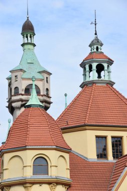 SOPOT, POLAND - 18 AUG: Pomorskie Centrum Reumatologiczne (Pomeranya Romatoloji Merkezi), 18 Ağustos 2018 tarihinde Polonya 'nın Sopot kentinde görüldü..