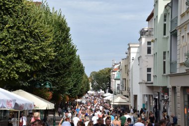 SOPOT, POLAND - 18 Ağustos 2019 'da Polonya' nın Sopot kasabasında görüldüğü gibi.