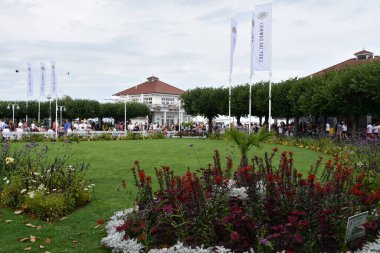 SOPOT, POLAND - 18 Ağustos 2019 'da Polonya' nın Sopot kasabasında görüldüğü gibi.