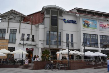 SOPOT, POLAND - 18 Ağustos 2019 'da Polonya' nın Sopot kasabasında görüldüğü gibi.