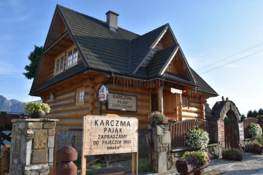 ZAKOPANE, POLAND - 14 Ağustos 2019 'da Polonya' nın Zakopane kasabasında görüldüğü gibi,.