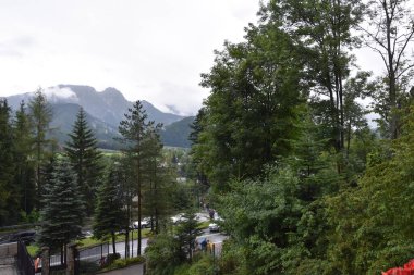 ZAKOPANE, POLAND - 14 Ağustos 2019 'da Polonya' nın Zakopane kasabasında görüldüğü gibi,.
