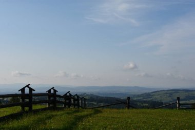 Zakopane, Polonya 'da Gubalowka' nın tepesinde.