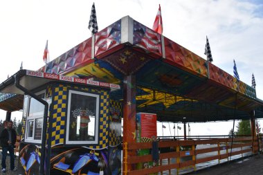 ZAKOPANE, POLAND - 14 AUG: Zakopane, Polonya 'da Gubalowka' nın tepesinde, 14 Ağustos 2019 'da görüldüğü gibi.