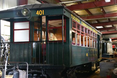 CARSON CITY, NEVADA - 14 AUG: Nevada Eyalet Demiryolu Müzesi, Carson City, Nevada, 14 Ağustos 2023.