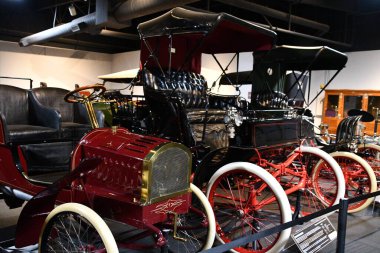 RENO, NV - 14 AUG: Reno, Nevada 'daki Ulusal Otomobil Müzesi, 14 Ağustos 2023.