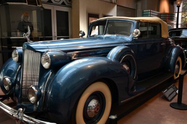 RENO, NV - 14 AUG: Reno, Nevada 'daki Ulusal Otomobil Müzesi, 14 Ağustos 2023.