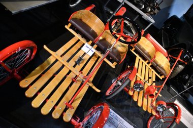 RENO, NV - 14 AUG: Reno, Nevada 'daki Ulusal Otomobil Müzesi, 14 Ağustos 2023.