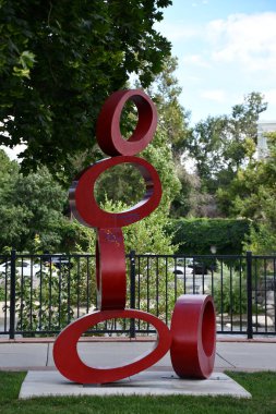 RENO, NEVADA - 14 AUG: Daireler CJ Rench tarafından Reno, Nevada 'daki iki yıllık parkta, 14 Ağustos 2023' te görüldüğü gibi.