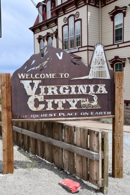 VIRGINIA CITY, NEVADA - 14 AUG: Virginia City, Nevada civarında, 14 Ağustos 2023.