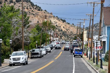 VIRGINIA CITY, NEVADA - 14 AUG: Virginia City, Nevada civarında, 14 Ağustos 2023.