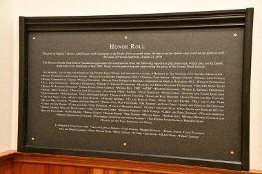 VIRGINIA CITY, NEVADA - 14 AUG: Virginia City, Nevada 'daki Dördüncü Bölge Okul Müzesi, 14 Ağustos 2023.