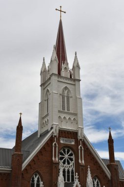 VIRGINIA CITY, NEVADA - 14 AUG: Virginia City, Nevada 'daki Dağlarda Aziz Mary, 14 Ağustos 2023' te görüldüğü gibi.