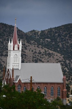 VIRGINIA CITY, NEVADA - 14 AUG: Virginia City, Nevada 'daki Dağlarda Aziz Mary, 14 Ağustos 2023' te görüldüğü gibi.