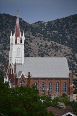 VIRGINIA CITY, NEVADA - 14 AUG: Virginia City, Nevada 'daki Dağlarda Aziz Mary, 14 Ağustos 2023' te görüldüğü gibi.