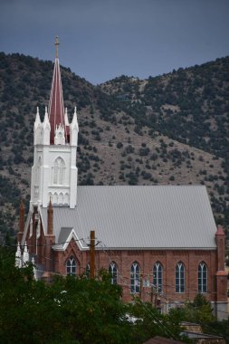 VIRGINIA CITY, NEVADA - 14 AUG: Virginia City, Nevada 'daki Dağlarda Aziz Mary, 14 Ağustos 2023' te görüldüğü gibi.