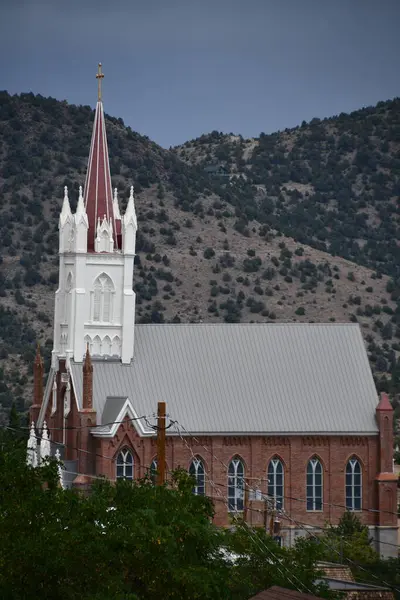 VIRGINIA CITY, NEVADA - 14 AUG: Virginia City, Nevada 'daki Dağlarda Aziz Mary, 14 Ağustos 2023' te görüldüğü gibi.
