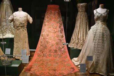 New Orleans 'taki Louisiana Eyalet Müzesi' nin bir parçası olan Presbytere 'deki Mardi Gras Sergisi, 22 Kasım 2023.