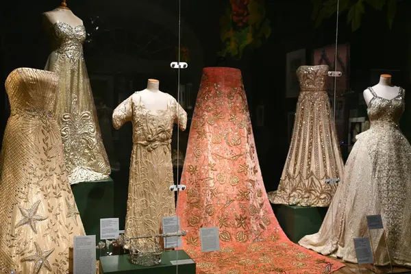 New Orleans 'taki Louisiana Eyalet Müzesi' nin bir parçası olan Presbytere 'deki Mardi Gras Sergisi, 22 Kasım 2023.